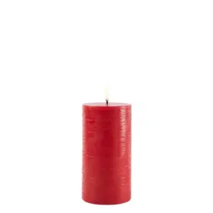 Uyuni Lighting - Bloklys LED 7,8x15,2 cm Rustic Red