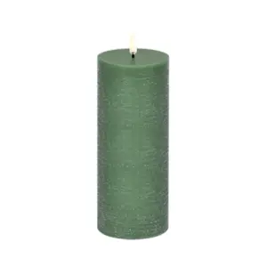 Uyuni Lighting - Bloklys LED 7,8x20,3 cm Olive Grøn/Rustic