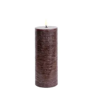 Uyuni Lighting - Bloklys LED 7,8x20,3 cm Rustic Brown
