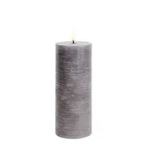 Uyuni Lighting - Bloklys LED 7,8x20,3 cm Rustic Grey