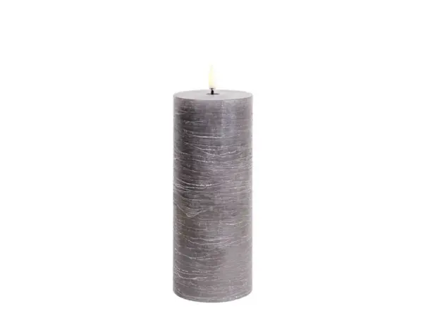 Uyuni Lighting - Bloklys LED 7,8x20,3 cm Rustic Grey