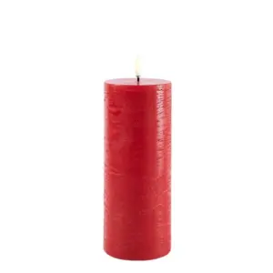 Uyuni Lighting - Bloklys LED 7,8x20,3 cm Rustic Red