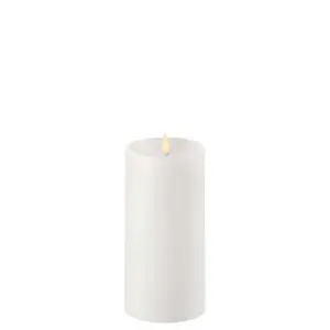 Uyuni Lighting - Bloklys LED w/shoulder 7,8x15 cm Nordic White