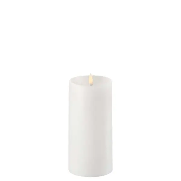 Uyuni Lighting - Bloklys LED w/shoulder 7,8x15 cm Nordic White