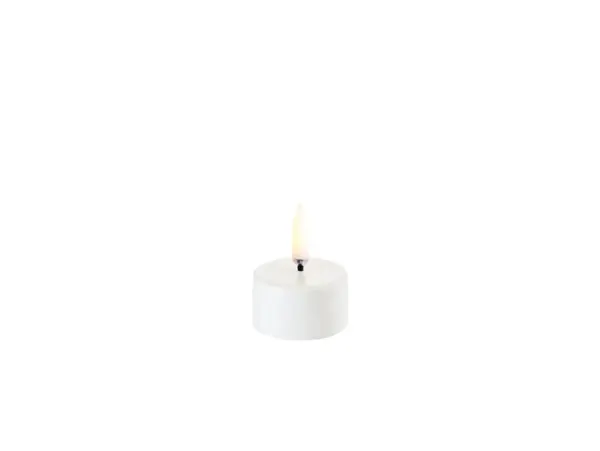 Uyuni Lighting - Fyrfadslys LED m/Batteri 4 x 2,1 cm Nordic White