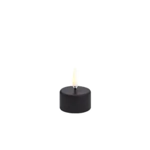Uyuni Lighting - Fyrfadslys LED m/Batteri 4 x 2,1 cm Plain Black