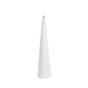 Uyuni Lighting - Keglelys LED 6,8x30 cm Nordic Hvid/Smooth