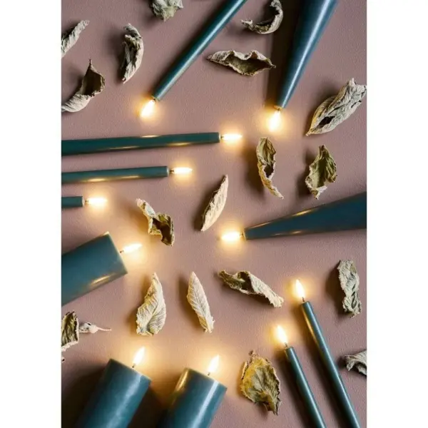Uyuni Lighting - Keglelys LED 6,8x30 cm Pine Grøn/Smooth