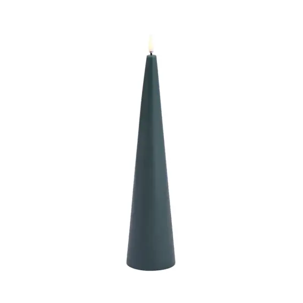 Uyuni Lighting - Keglelys LED 6,8x30 cm Pine Grøn/Smooth