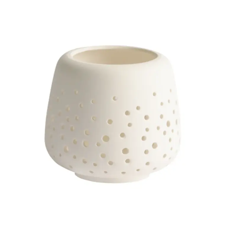 Uyuni Lighting - Keramisk lygte, 11 x 10 cm, hvid