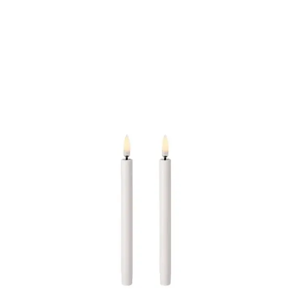 Uyuni Lighting - Kronelys Mini LED 2 pcs. 1,3x13 cm Nordic White