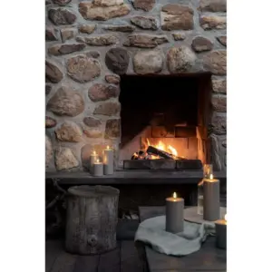 Uyuni Lighting - LED-udendørs stumplys, 20 cm, sandsten