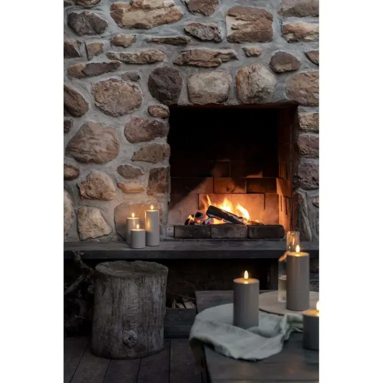 Uyuni Lighting - LED-udendørs stumplys, 20 cm, sandsten