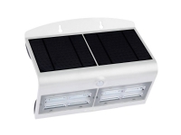 V-TAC 8278 VT-767-7-W Solar-væglampe LED (RGB) 7.00 W Hvid, Sort