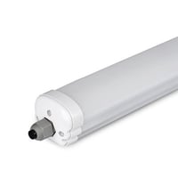 V-TAC vandtæt 36W LED armatur - 120 cm, 4320 lm, 6500K, gennemfortrådet, IP65, 230V