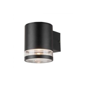 V-Tac 0.55W Solcelle væglampe LED - Sort, IP54