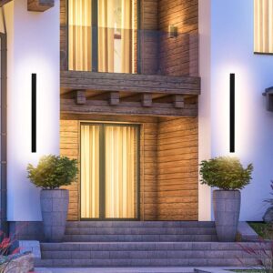 V-Tac 10W LED Antracit væglampe - IP65 udendørs, 230V, inkl. lyskilde, 4000K