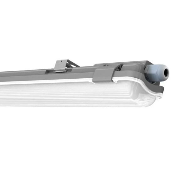 V-Tac 120 cm vandtæt armatur med rør - Inkl. 1 stk. 18W LED rør, IP65, 230V