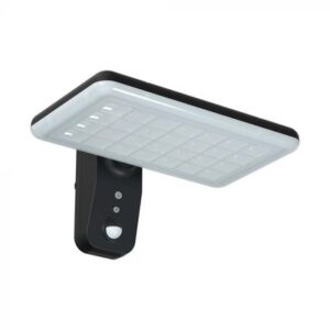 V-Tac 15W Solcelle væglampe LED - Sort, sensor, IP65