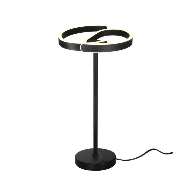 V-Tac 25W LED designer bordlampe - 4000K, mat sort, dekorativ
