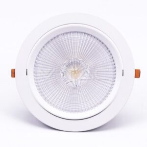 V-Tac 30W LED spotlight - Hul: Ø19,5 cm, Mål: Ø22,5 cm, 3 cm høj, Samsung LED chip, 230V