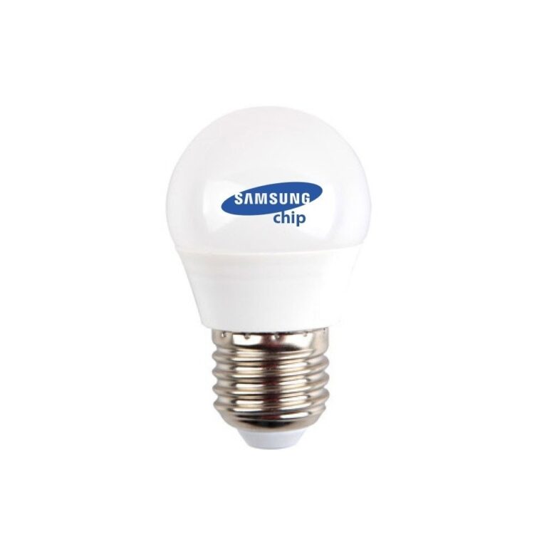 V-Tac 4,5W LED kronepære - Samsung LED chip, G45, E27