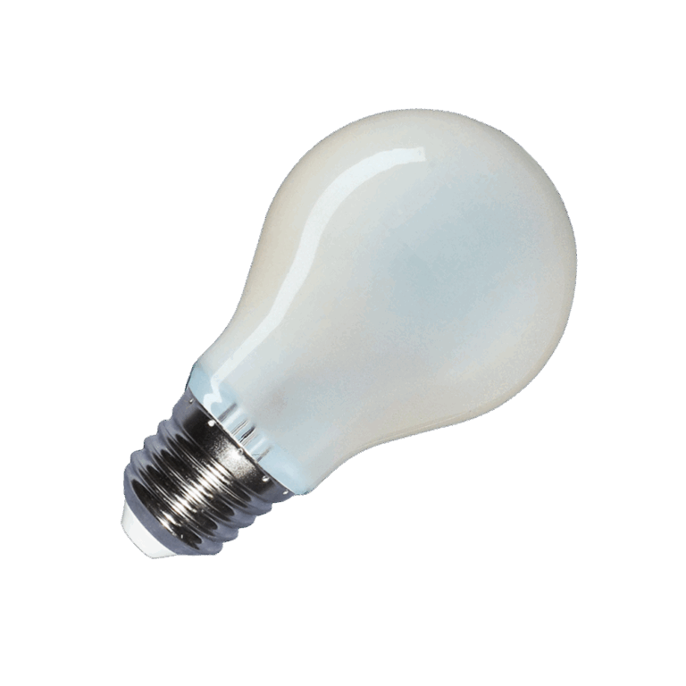 V-Tac 8W LED pære - Kultråd, matteret, A67, E27