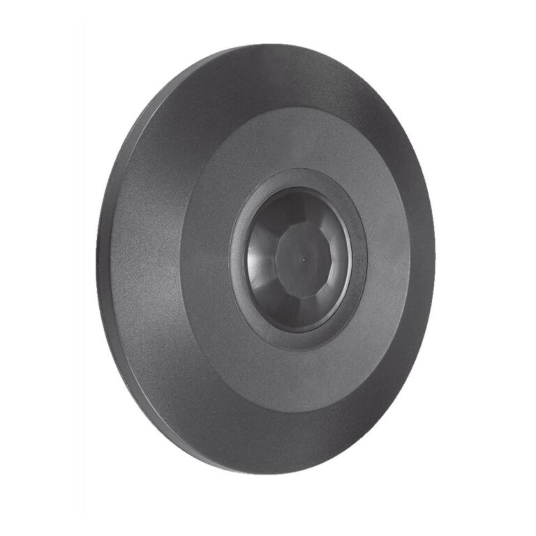 V-Tac LED bevægelsessensor til påbygning - LED venlig, sort, PIR infrarød, IP20 indendørs