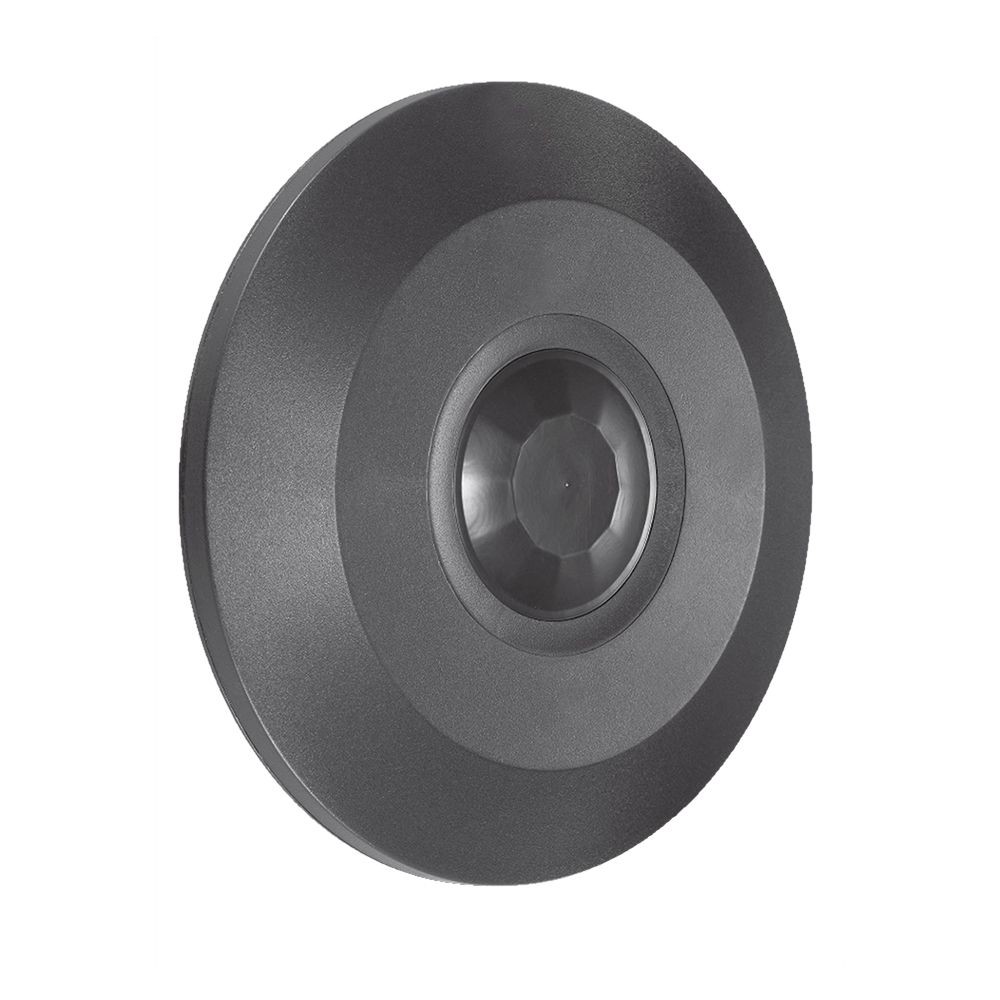 V-Tac LED bevægelsessensor til påbygning - LED venlig, sort, PIR infrarød, IP20 indendørs