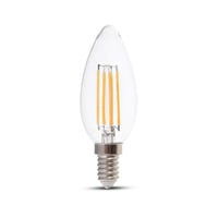 V-Tac LED kertepære med kultråd, E14, 4W, 230V, 400 lumen, 2700K
