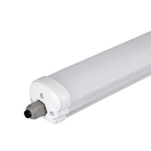 V-Tac vandtæt 36W komplet LED armatur - 120 cm, 130lm/W, Cree, gennemfortrådet, IP65, 6 års producentgaranti