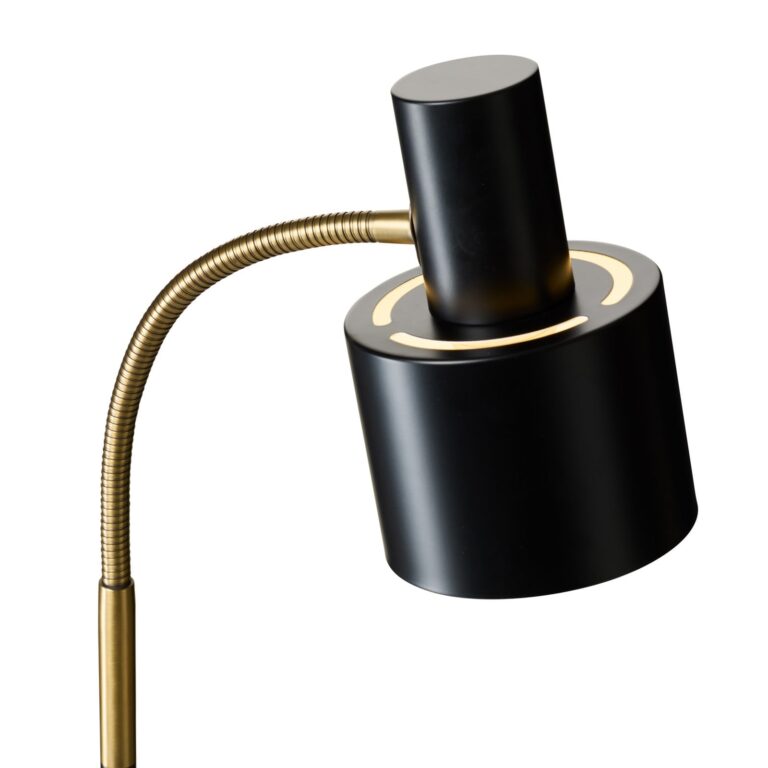 VOGUE gulvlampe, sort, højde 143 cm, metal, E27 Halo Design - Stue - Vintage - Med én lyskilde