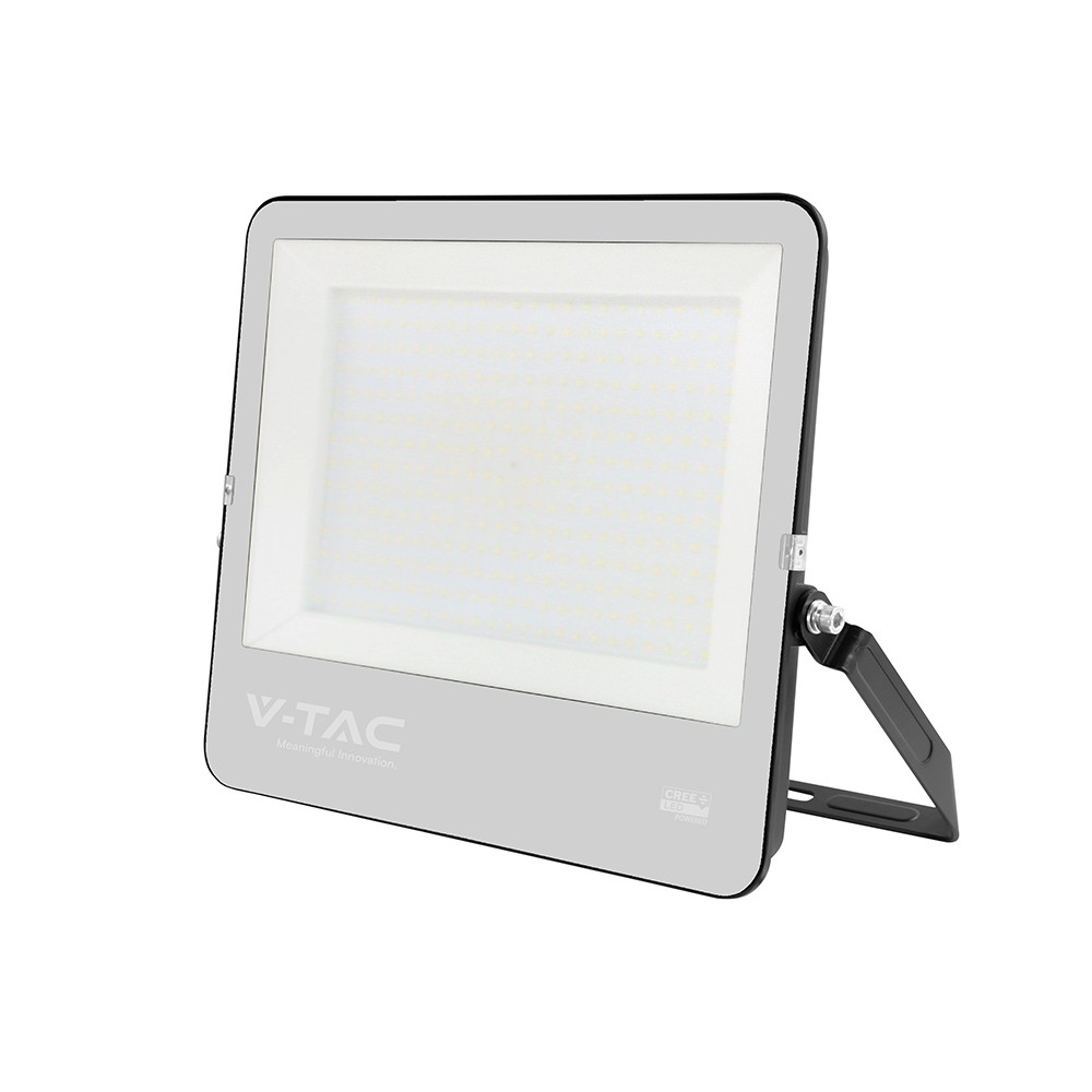 VT-44003 LED projektør 300W - med Cree-chip, 1m kabel, 6500K, sort hus, 135lm/W, 6 års garanti, IP65