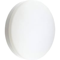 Væglampe / loftlampe med sensor, inden-/udendørs, LED, 18W, batteri-backup, mat hvid- Nordtronic Adriano Emergency