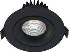 Velia led downlight 10,9w 2700k mat sort rund