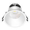 Velia led downlight 3000k mat hvid rund