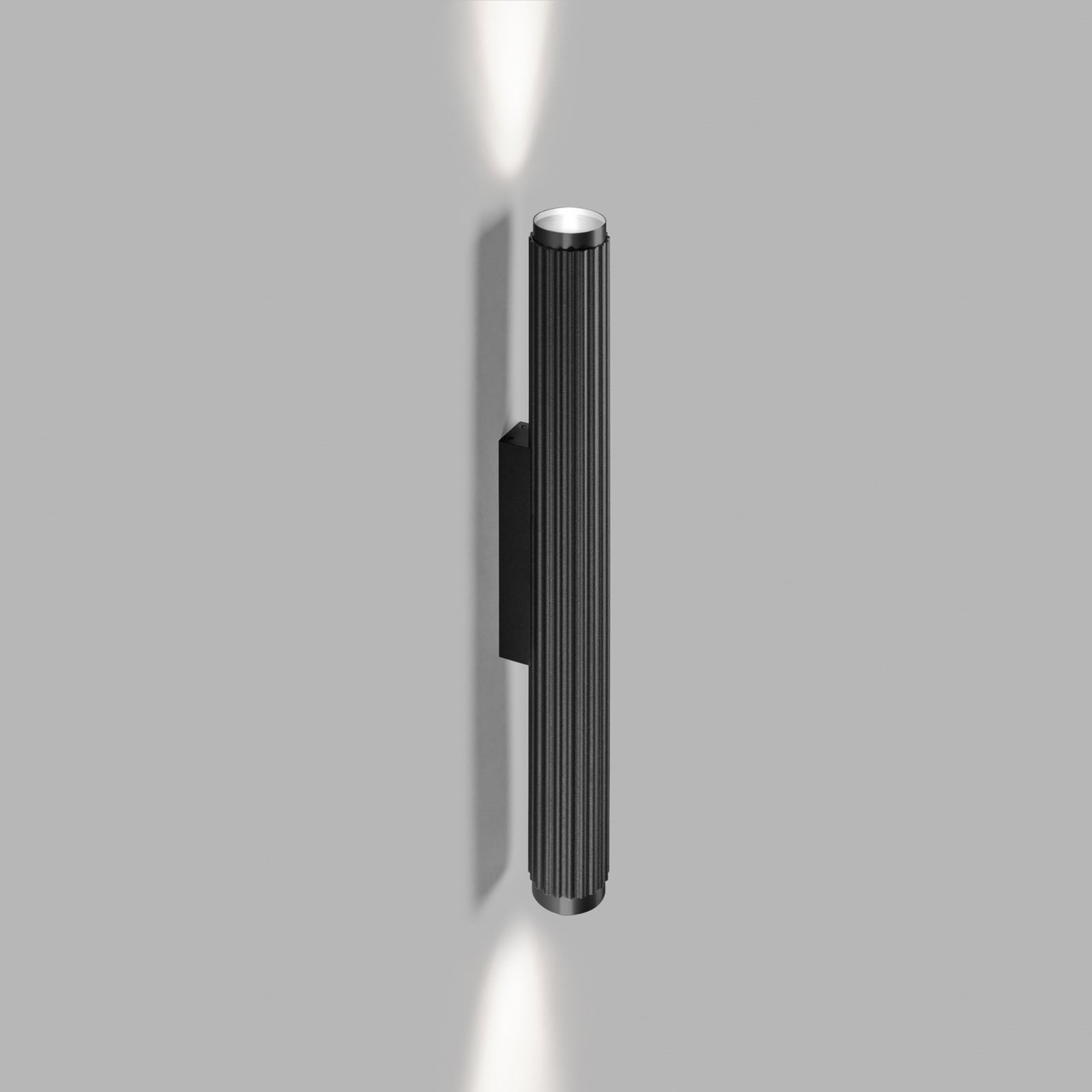 Velvet W1 Switch Tune LED-væglampe, sort - LIGHT-POINT - Stue - Moderne - Aluminium - Med én lyskilde