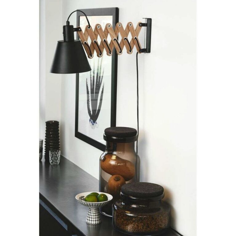 Vintage Væglampe Black Halo Design - Metal