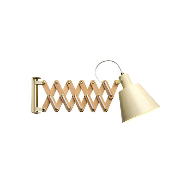 Vintage væglampe Large Cream