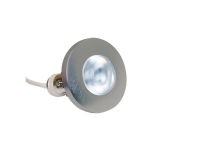 Viola Mini Downlight 350mA, 2W LED 2700K, udendørs, børstet stål