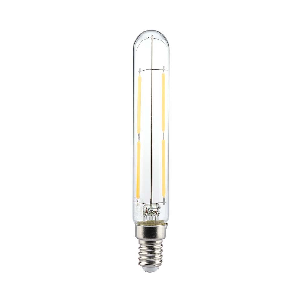 Vt-2204 LED pære 4W E14 - T20, LED kultråds, klart glas, 6500K