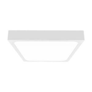 Vt-8624S LED loftlampe 24W - med mikrobølgesensor 4000K firkantet hvid ramme IP44