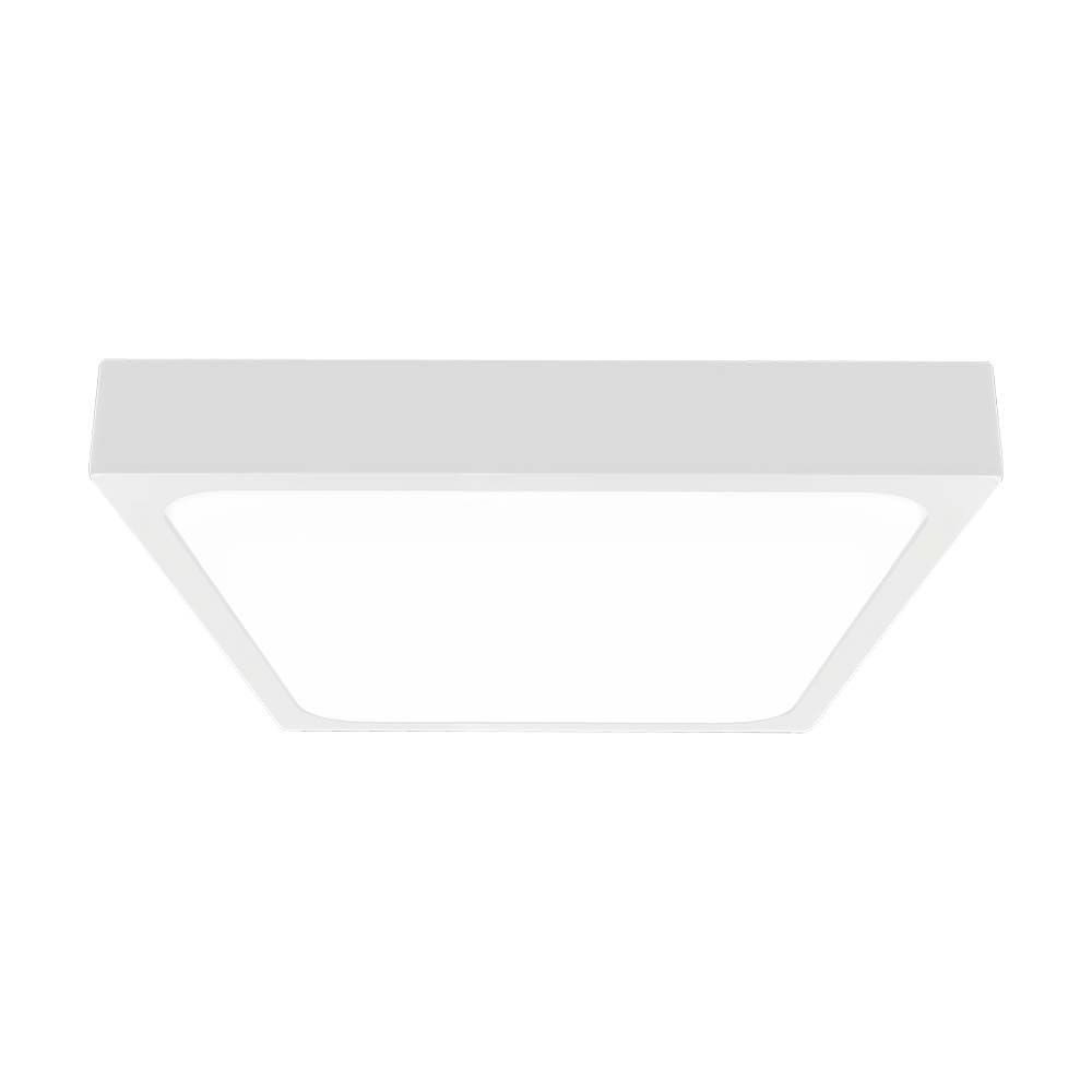 Vt-8624S LED loftlampe 24W - med mikrobølgesensor 4000K firkantet hvid ramme IP44