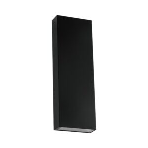 Vt-91008 LED væglampe 8W - op/ned 4000K PC hus sort IP65