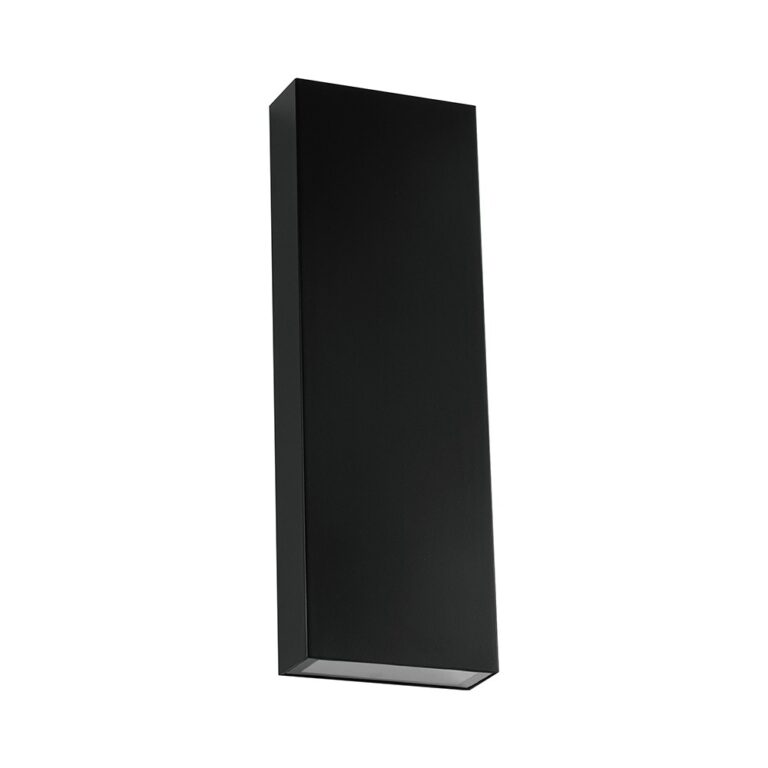 Vt-91008 LED væglampe 8W - op/ned 4000K PC hus sort IP65