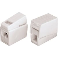 WAGO Serie 224 - Belysningssamlemuffe med 3 stk. huller for 0,5 til 2,5 mm ledning, hvid - 100 stk