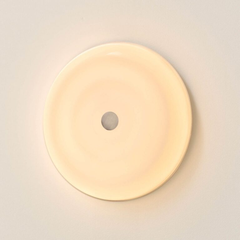 WAVE LED-loftlampe, opalglas Ø 30 cm stepdim – Halo Design - Stue - Med én lyskilde