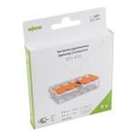 Wago 221-415, 5-leder 0,14-4mm² med vippepaler, 8 stk Blisterpakke