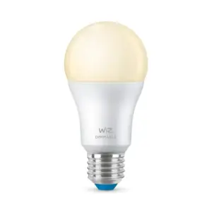 WiZ, Dimmable white, Standard, E27, 1 Pære, Mat, 60W, 220-240V