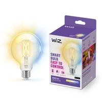 WiZ E27 LED-pre, Globe klar G95, 650lm, Tunable White, 7W, WiFi/Matter